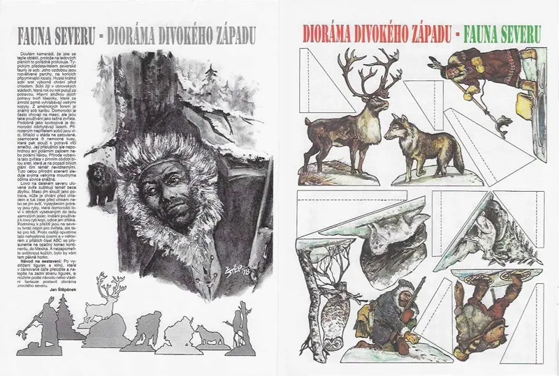 Dioráma divokého západu - Fauna severu